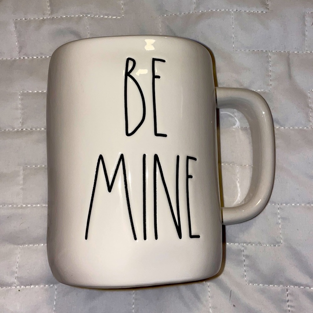 Rae Dunn Be Mine Two Sided Valentines Holiday Seasonal Mug